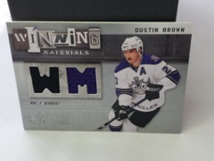 2009-10 SPx Winning Materials Dual Jersey #WM-DB Dustin Brown Kings